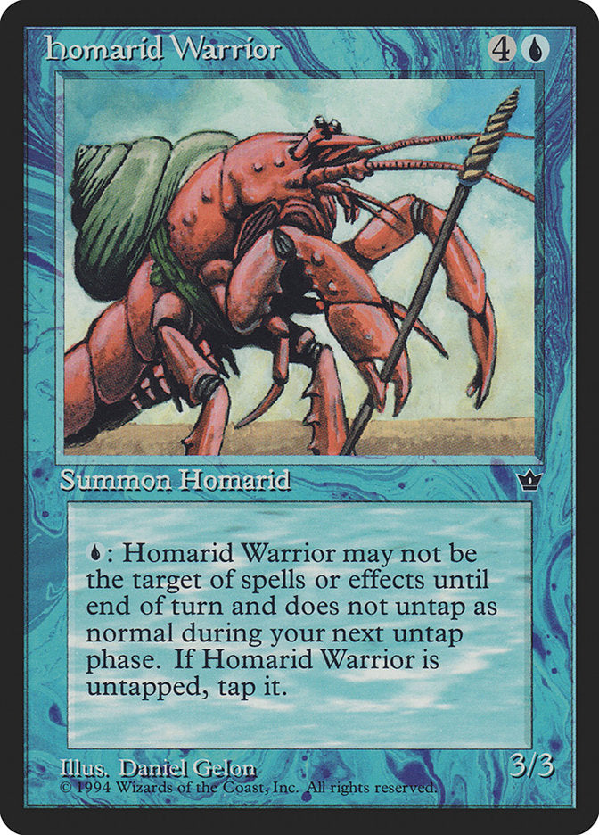 Homarid Warrior (Daniel Gelon) [Fallen Empires] | Amazing Games TCG