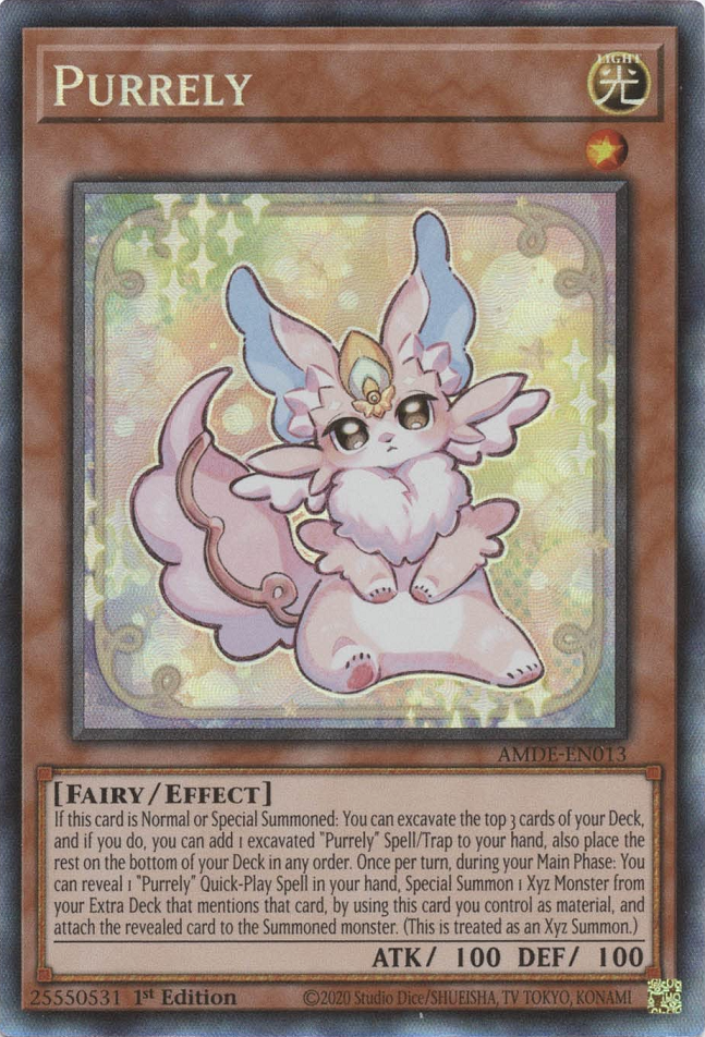 Purrely [AMDE-EN013] Collector's Rare | Amazing Games TCG