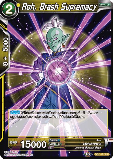 Roh, Brash Supremacy (Reprint) (DB2-122) [Battle Evolution Booster] | Amazing Games TCG