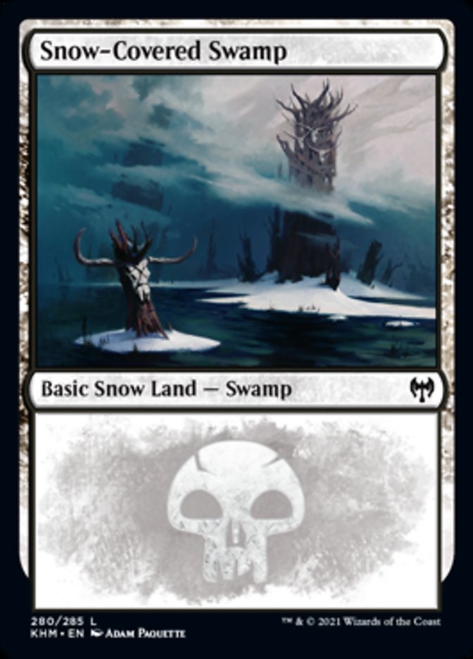 Snow-Covered Swamp (280) [Kaldheim] | Amazing Games TCG