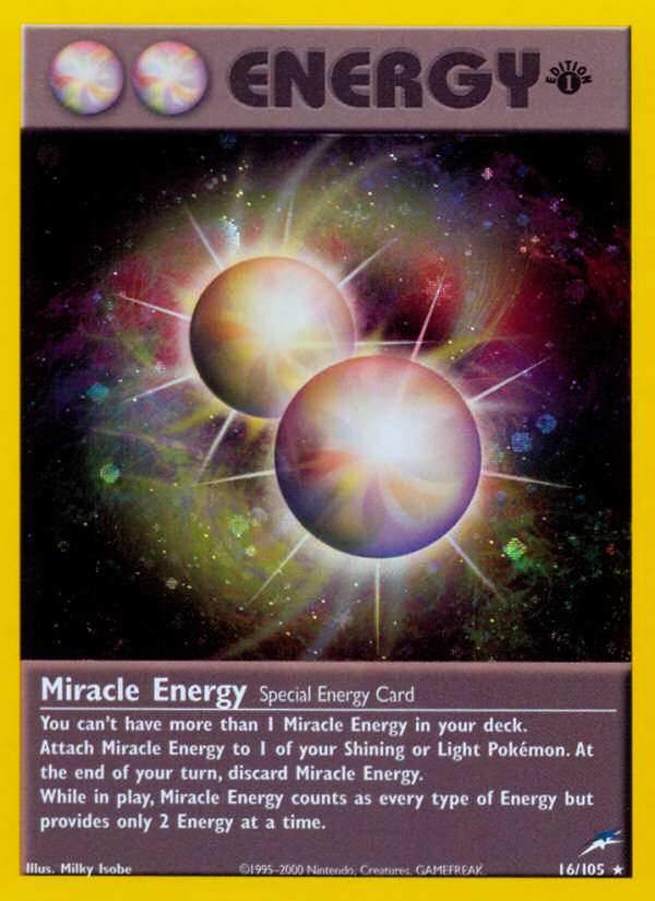 Miracle Energy (16/105) [Neo Destiny 1st Edition] | Amazing Games TCG