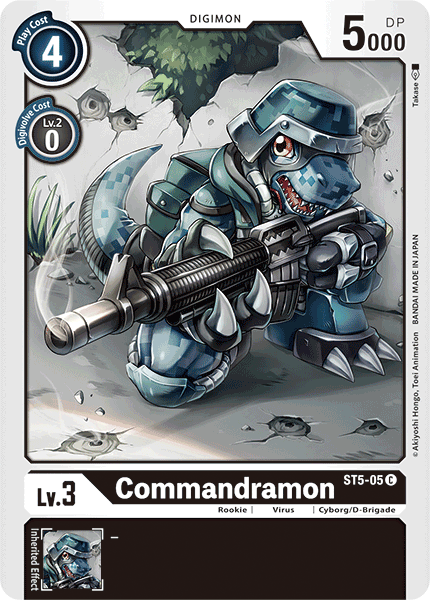 Commandramon [ST5-05] [Starter Deck: Machine Black] | Amazing Games TCG