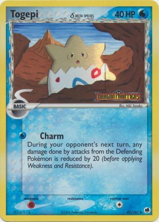 Togepi (41/101) (Delta Species) (Stamped) [EX: Dragon Frontiers] | Amazing Games TCG