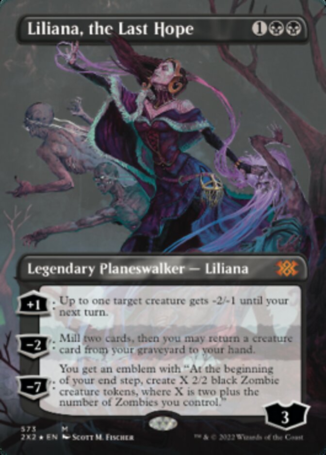 Liliana, the Last Hope (Textured Foil) [Double Masters 2022] | Amazing Games TCG