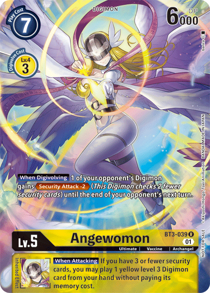 Angewomon [BT3-039] (Alternate Art) [Release Special Booster Ver.1.5] | Amazing Games TCG