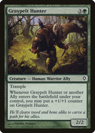 Graypelt Hunter [Worldwake] | Amazing Games TCG