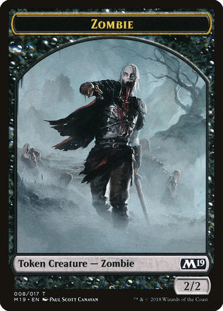 Zombie Token [Core Set 2019 Tokens] | Amazing Games TCG