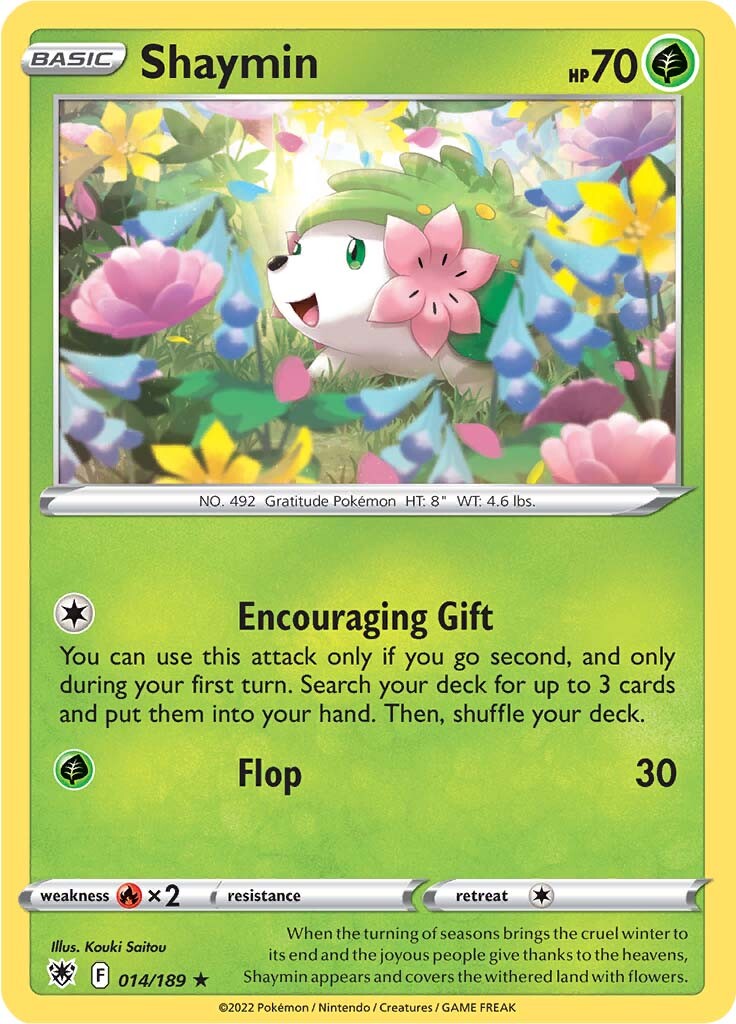 Shaymin (014/189) [Sword & Shield: Astral Radiance] | Amazing Games TCG