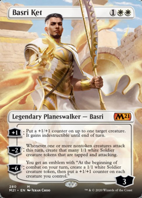 Basri Ket (Borderless) [Core Set 2021] | Amazing Games TCG