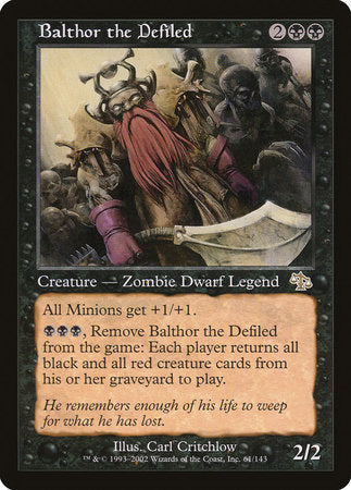 Balthor the Defiled [Judgment] | Amazing Games TCG