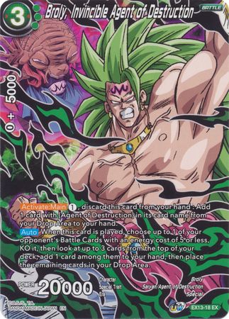 Broly, Invincible Agent of Destruction (EX13-18) [Special Anniversary Set 2020] | Amazing Games TCG