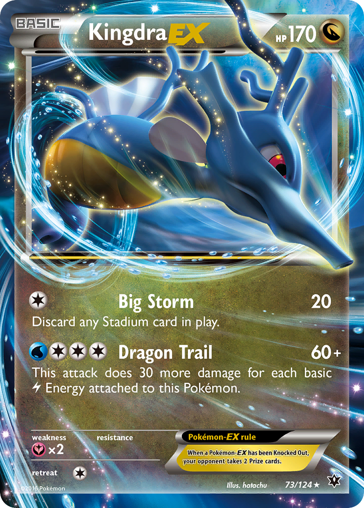 Kingdra EX (73/124) [XY: Fates Collide] | Amazing Games TCG