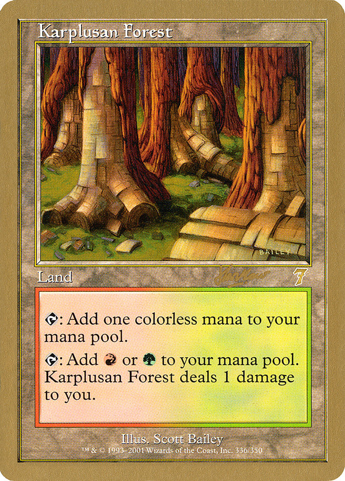 Karplusan Forest (Sim Han How) [World Championship Decks 2002] | Amazing Games TCG