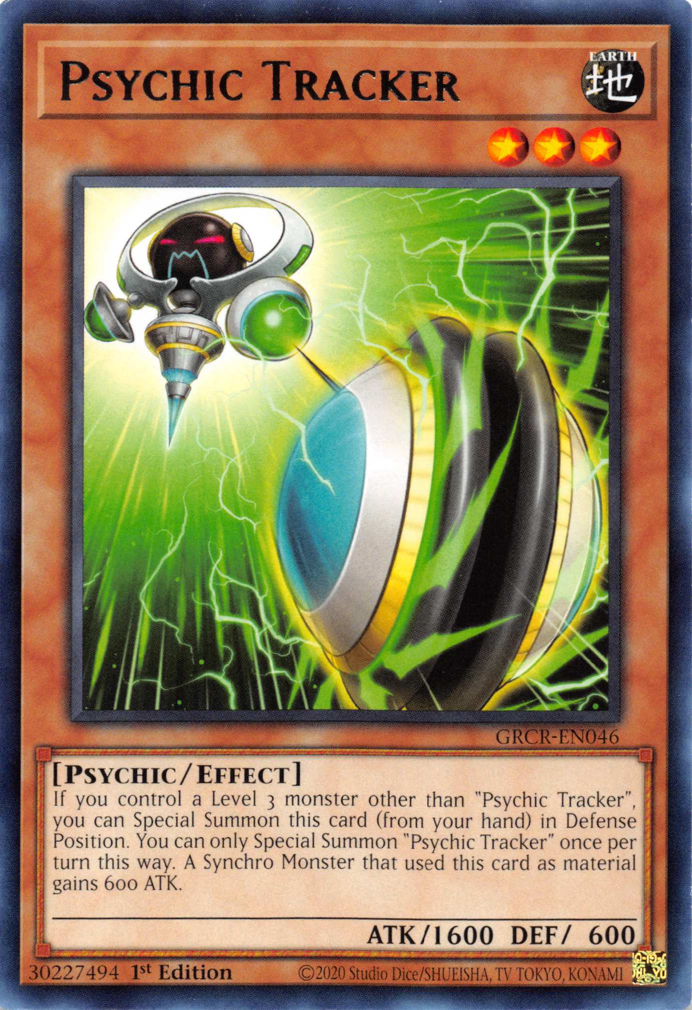 Psychic Tracker [GRCR-EN046] Rare | Amazing Games TCG