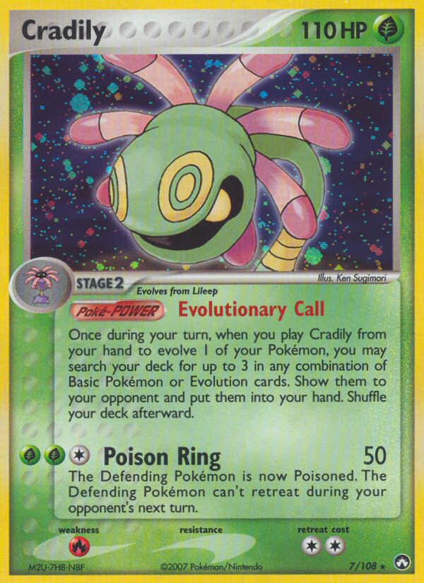 Cradily (7/108) [EX: Power Keepers] | Amazing Games TCG