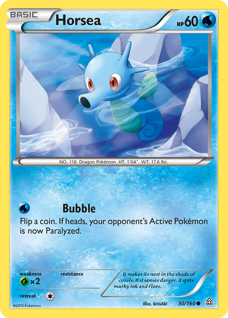 Horsea (30/160) [XY: Primal Clash] | Amazing Games TCG