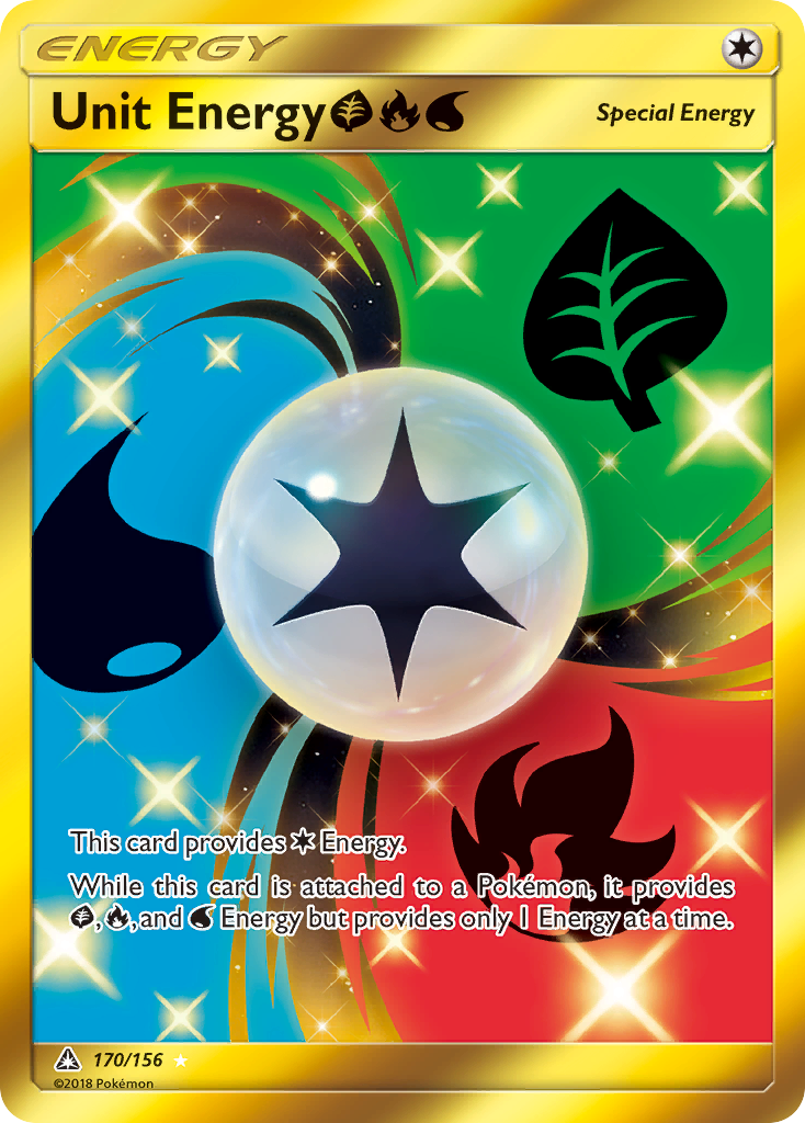 Unit Energy (170/156) (Grass, Fire, Water) [Sun & Moon: Ultra Prism] | Amazing Games TCG