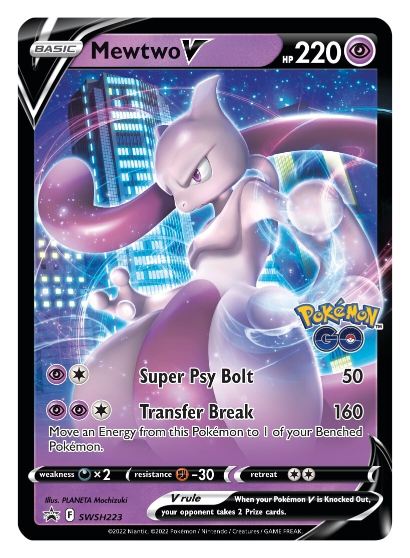 Mewtwo V (SWSH223) [Sword & Shield: Black Star Promos] | Amazing Games TCG