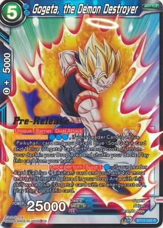 Gogeta, the Demon Destroyer (BT12-039) [Vicious Rejuvenation Prerelease Promos] | Amazing Games TCG