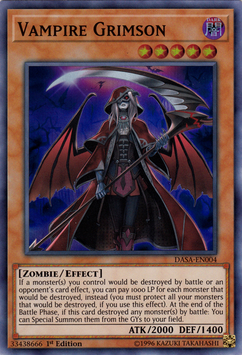 Vampire Grimson [DASA-EN004] Super Rare | Amazing Games TCG