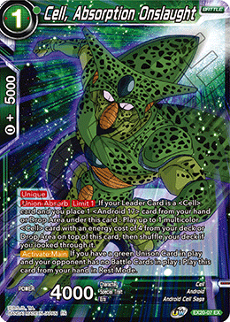 Cell, Absorption Onslaught (EX20-07) [Ultimate Deck 2022] | Amazing Games TCG