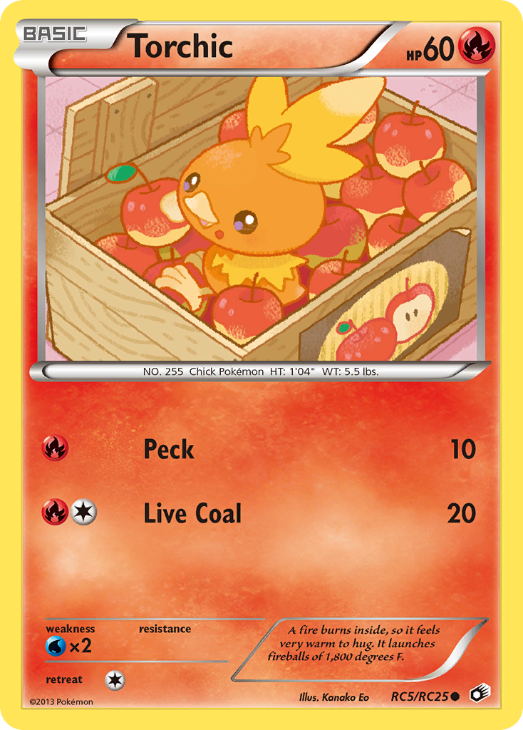 Torchic (RC5/RC25) [Black & White: Legendary Treasures] | Amazing Games TCG