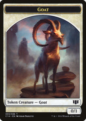 Goblin // Goat Double-sided Token [Commander 2014 Tokens] | Amazing Games TCG