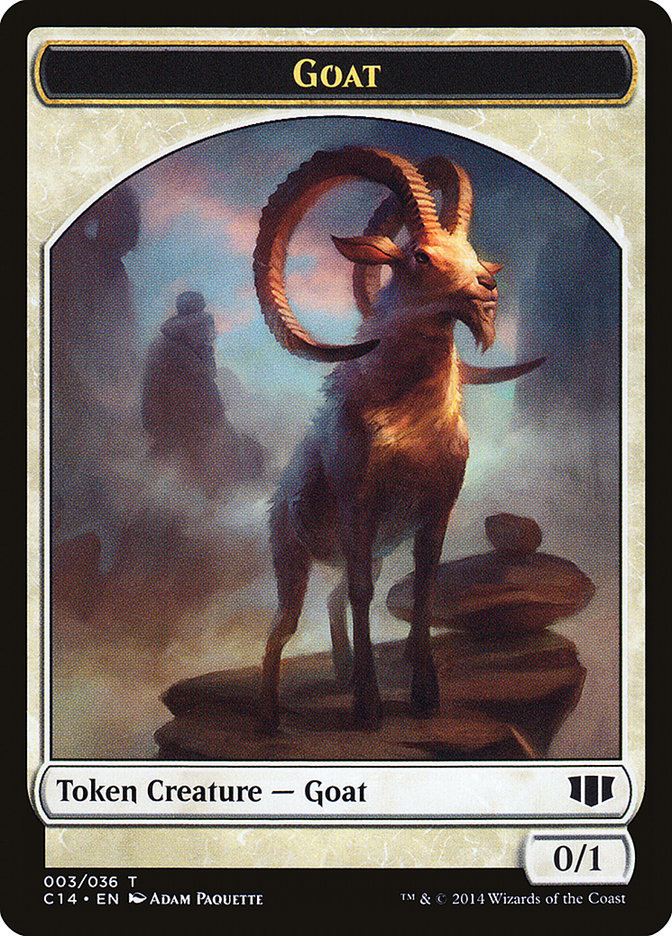 Wurm (032/036) // Goat Double-sided Token [Commander 2014 Tokens] | Amazing Games TCG