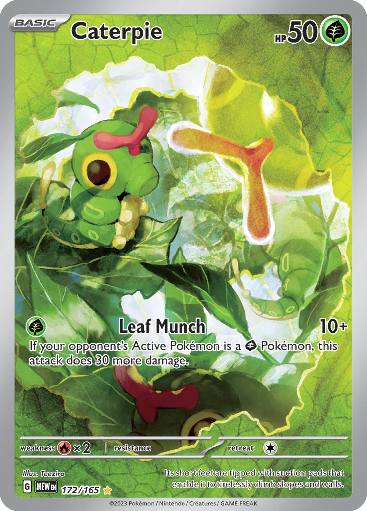 Caterpie (172/165) [Scarlet & Violet: 151] | Amazing Games TCG