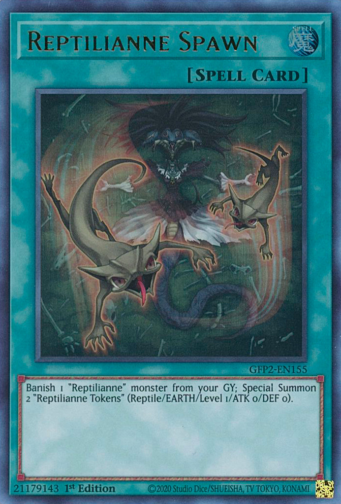 Reptilianne Spawn [GFP2-EN155] Ultra Rare | Amazing Games TCG