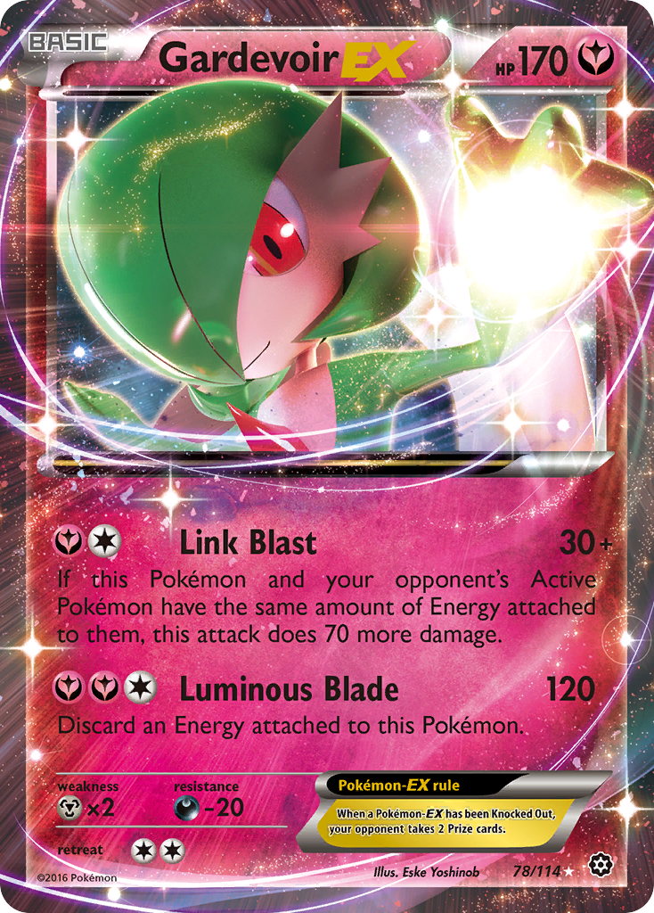 Gardevoir EX (78/114) [XY: Steam Siege] | Amazing Games TCG