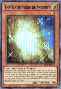 The White Stone of Ancients (Blue) [LDS2-EN013] Ultra Rare | Amazing Games TCG