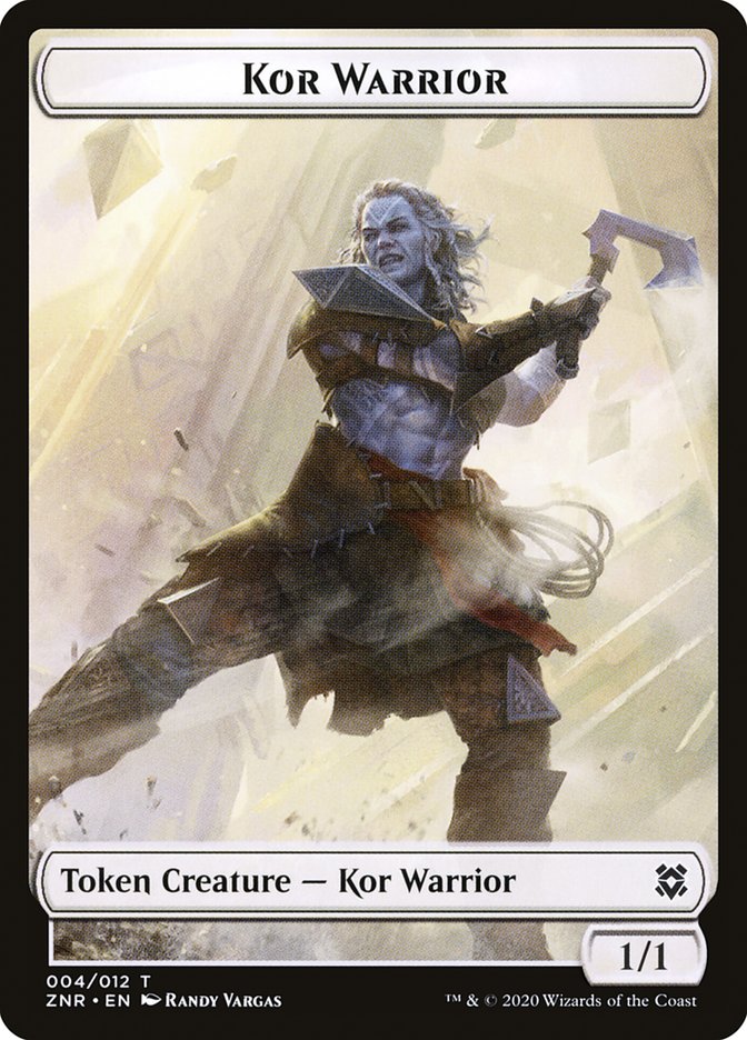 Kor Warrior Token [Zendikar Rising] | Amazing Games TCG