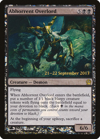 Abhorrent Overlord [Theros Promos] | Amazing Games TCG