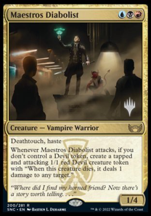 Maestros Diabolist (Promo Pack) [Streets of New Capenna Promos] | Amazing Games TCG