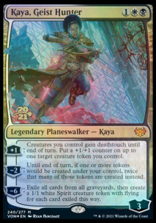 Kaya, Geist Hunter [Innistrad: Crimson Vow Prerelease Promos] | Amazing Games TCG