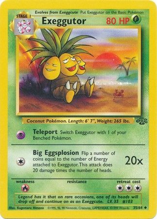 Exeggutor (35/64) [Jungle Unlimited] | Amazing Games TCG