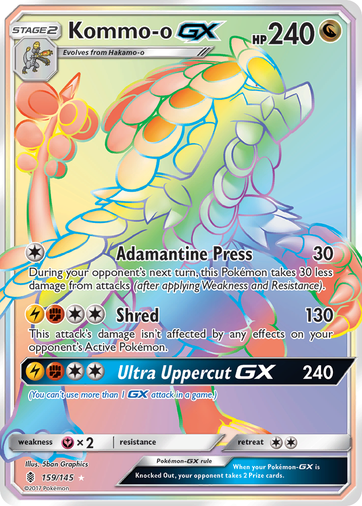 Kommo-o GX (159/145) [Sun & Moon: Guardians Rising] | Amazing Games TCG