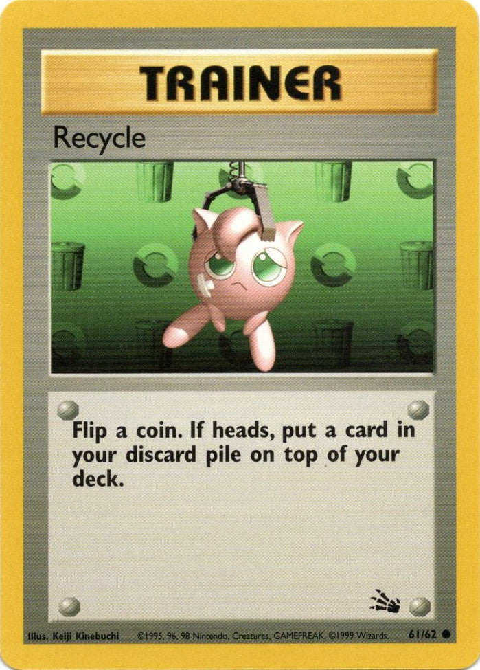 Recycle (61/62) [Fossil Unlimited] | Amazing Games TCG