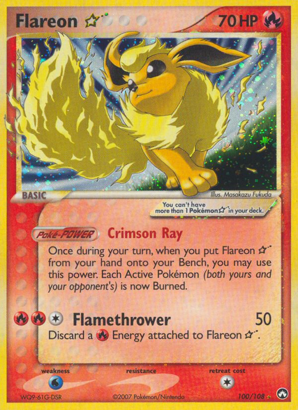 Flareon Star (100/108) [EX: Power Keepers] | Amazing Games TCG