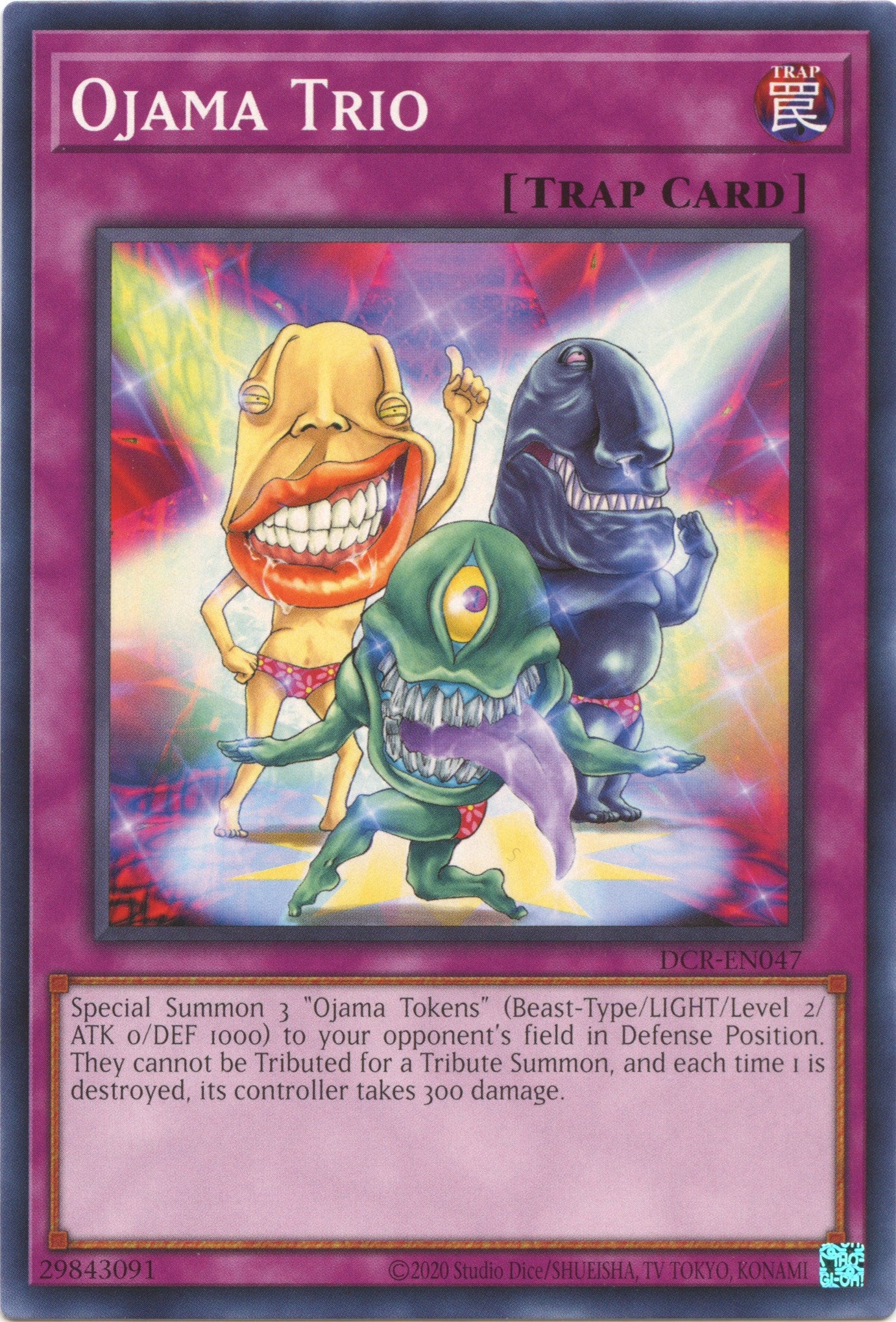 Ojama Trio (25th Anniversary) [DCR-EN047] Common | Amazing Games TCG