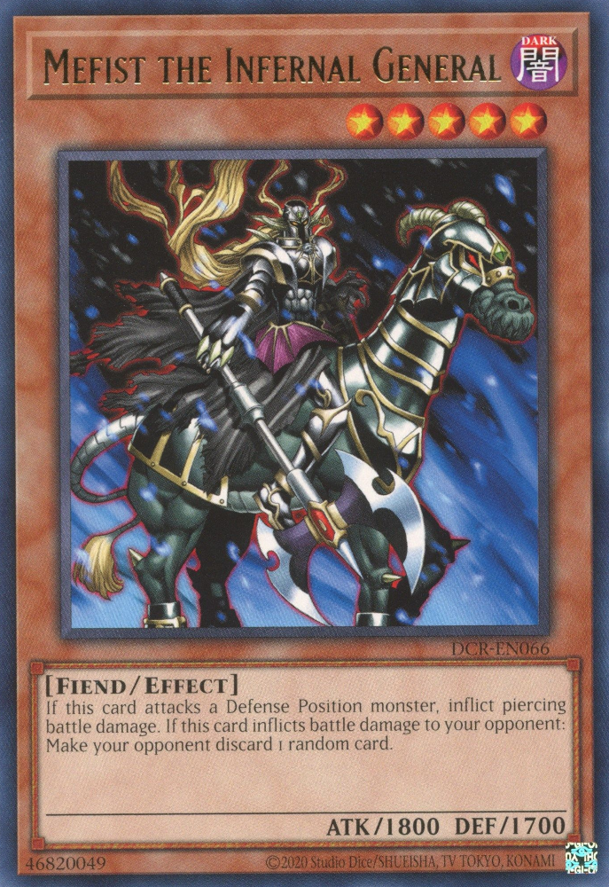 Mefist the Infernal General [DCR-EN066] Rare | Amazing Games TCG