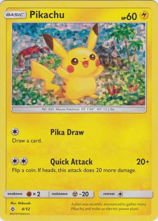 Pikachu (4/12) [McDonald's Promos: 2018 Collection] | Amazing Games TCG