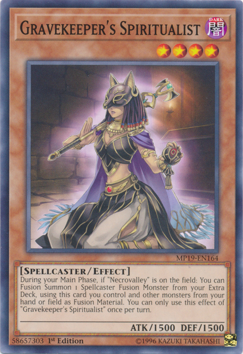 Gravekeeper's Spiritualist [MP19-EN164] Common | Amazing Games TCG