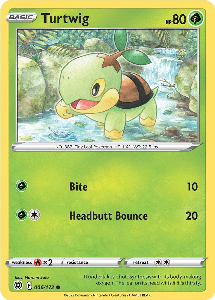 Turtwig (006/172) [Sword & Shield: Brilliant Stars] | Amazing Games TCG