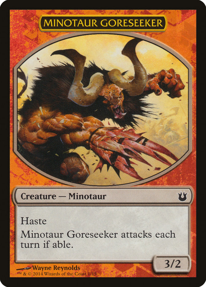 Minotaur Goreseeker [Born of the Gods Battle the Horde] | Amazing Games TCG