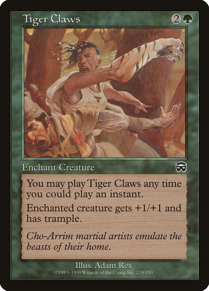 Tiger Claws [Mercadian Masques] | Amazing Games TCG