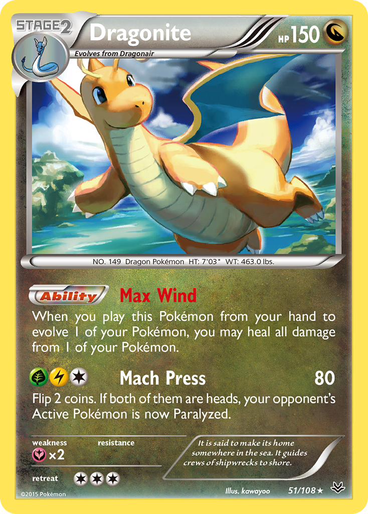 Dragonite (51/108) [XY: Roaring Skies] | Amazing Games TCG