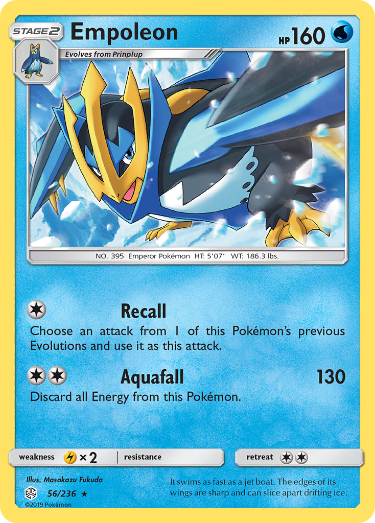 Empoleon (56/236) [Sun & Moon: Cosmic Eclipse] | Amazing Games TCG