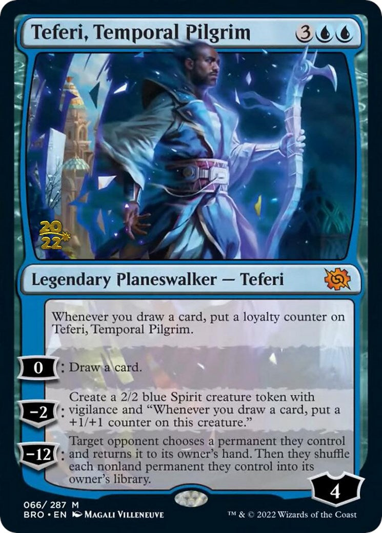 Teferi, Temporal Pilgrim [The Brothers' War: Prerelease Promos] | Amazing Games TCG